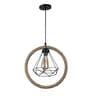 Gladus Black PVC Hanging Light