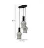 Sanna Black PVC Cluster Hanging Light