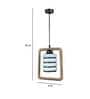 Greco Black PVC Hanging Light