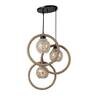 Euclid Black PVC Cluster Hanging Light