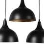 Adaly Black PVC Cluster Hanging Light