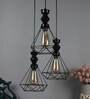 Isola Black PVC Cluster Hanging Light