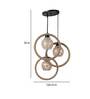 Euclid Black PVC Cluster Hanging Light
