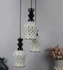 Sanna Black PVC Cluster Hanging Light