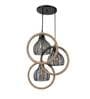 Ember Black PVC Cluster Hanging Light