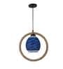 Fondi Black PVC Hanging Light