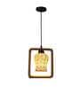Erina Black PVC Hanging Light