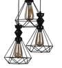 Isola Black PVC Cluster Hanging Light