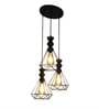 Isola Black PVC Cluster Hanging Light