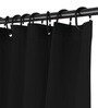 Black PVC Shower Curtain (Length: 78, Width: 72 Inches)