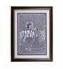 Radha Krishna Love Original Handmade Madhubani Painting