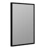 Black Rectangular  Aluminium Mirror