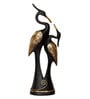 Black Resin Duck Figurine