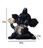 Black Resin Elephant Figurine
