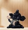 Black Resin Elephant Figurine