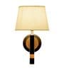 Roma Metal Wall Mounted Uplight Sconce (Black & Gold)