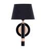 Roma Metal Wall Mounted Uplight Sconce (Black & Gold)
