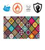 (Set of 6) Mandala Traditional Print PVC Table Placemats
