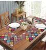(Set of 6) Mandala Traditional Print PVC Table Placemats