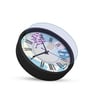 Black Round 8 Inches Plastic Table Clock