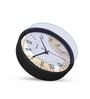 Black Round 8 Inches Plastic Table Clock