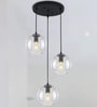 Black Round Cluster Glass Hanging Lights