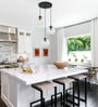 Black Round Cluster Glass Hanging Lights