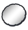 Black Round Metal Wall Hanging Mirror