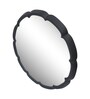Black Round Metal Wall Hanging Mirror