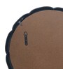 Black Round Metal Wall Hanging Mirror