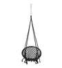 Round Fabric Swing in Black Colour with chain