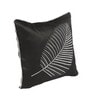 Black Satin Textured 16x16 inches Cushion Covers (1 Pc)