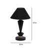 Black Shade Table Lamp With Metal Base