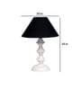 Black Shade Table Lamp With Metal Base