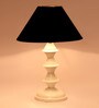 Black Shade Table Lamp With Metal Base