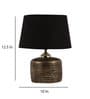 Black Shade Table Lamp With Antique Terracotta Base