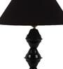 Black Shade Table Lamp With Black Base