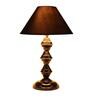 Black Shade Table Lamp With Black Base
