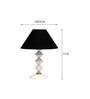 Black Shade Table Lamp With Metal Base