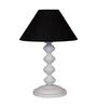 Black Shade Table Lamp With Metal Base