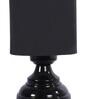 Black Shade Table Lamp With Metal Base