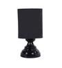 Black Shade Table Lamp With Metal Base