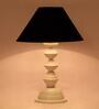 Black Shade Table Lamp With Metal Base