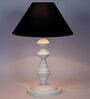 Black Shade Table Lamp With Metal Base