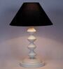 Black Shade Table Lamp With Metal Base