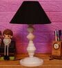 Black Shade Table Lamp With Metal Base
