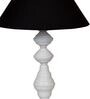 Black Shade Table Lamp With Metal Base