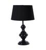 Black Shade Table Lamp With Metal Base