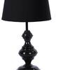 Black Shade Table Lamp With Metal Base