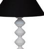 Black Shade Table Lamp With Metal Base